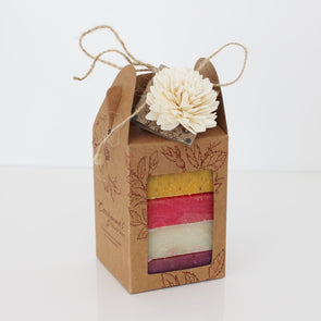 Gift box of 4 soaps