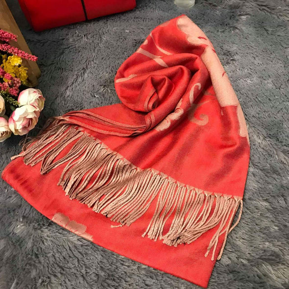 Red Gold Scarf